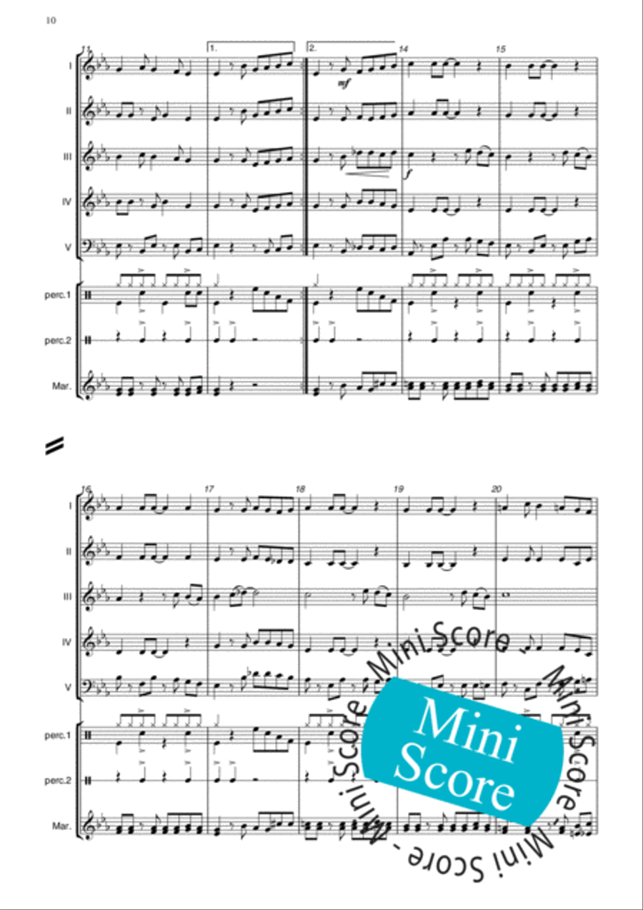 Global Girls Concert Band scores gallery preview page 14