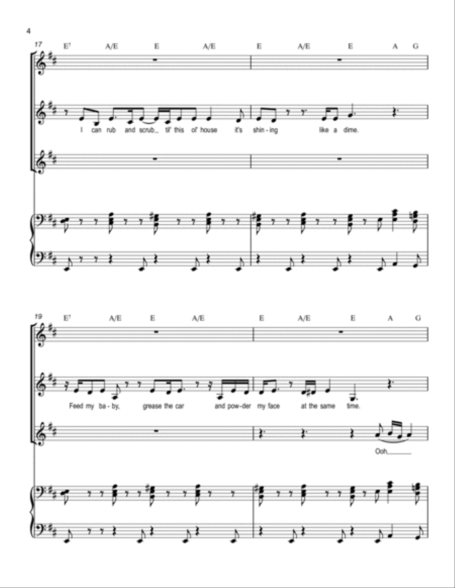 I'm A Woman Voice scores gallery preview page 4