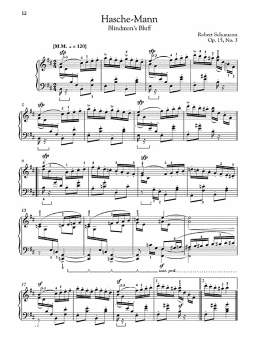 Schumann – Scenes from Childhood (Kinderscenen), Opus 15 Piano Solo scores gallery preview page 6
