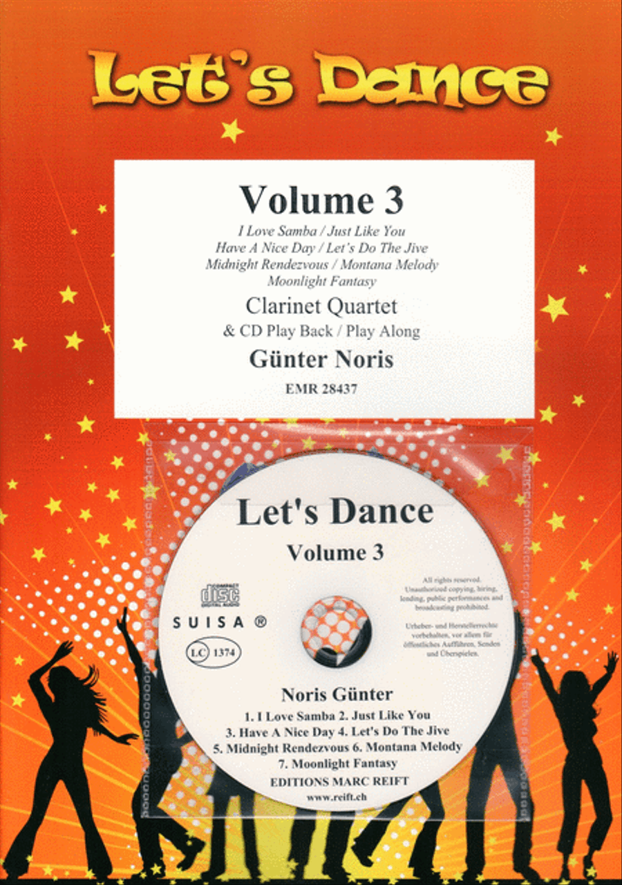 Let's Dance Volume 3 Clarinet Quartet scores gallery preview page 1