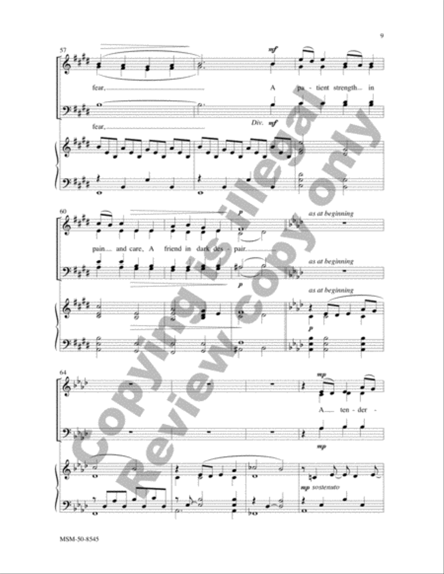 A Heart of Grace 4-Part scores gallery preview page 8