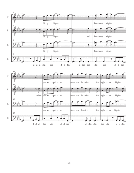 Smooth Operator by Sade Choir - Digital Sheet Music