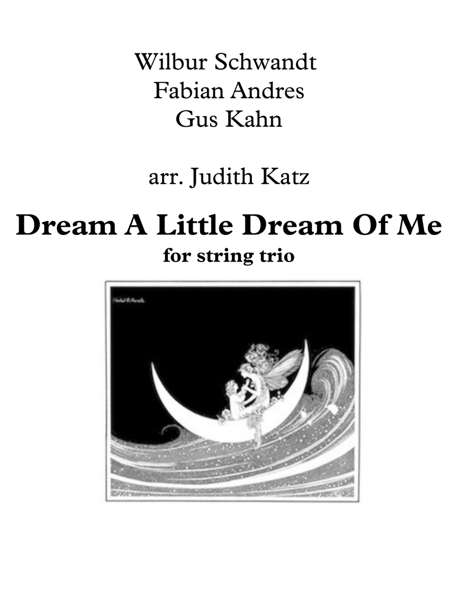 Dream A Little Dream Of Me String Trio scores gallery preview page 1