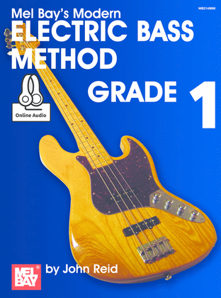 Book cover for Modern Electric Bass Method, Grade 1