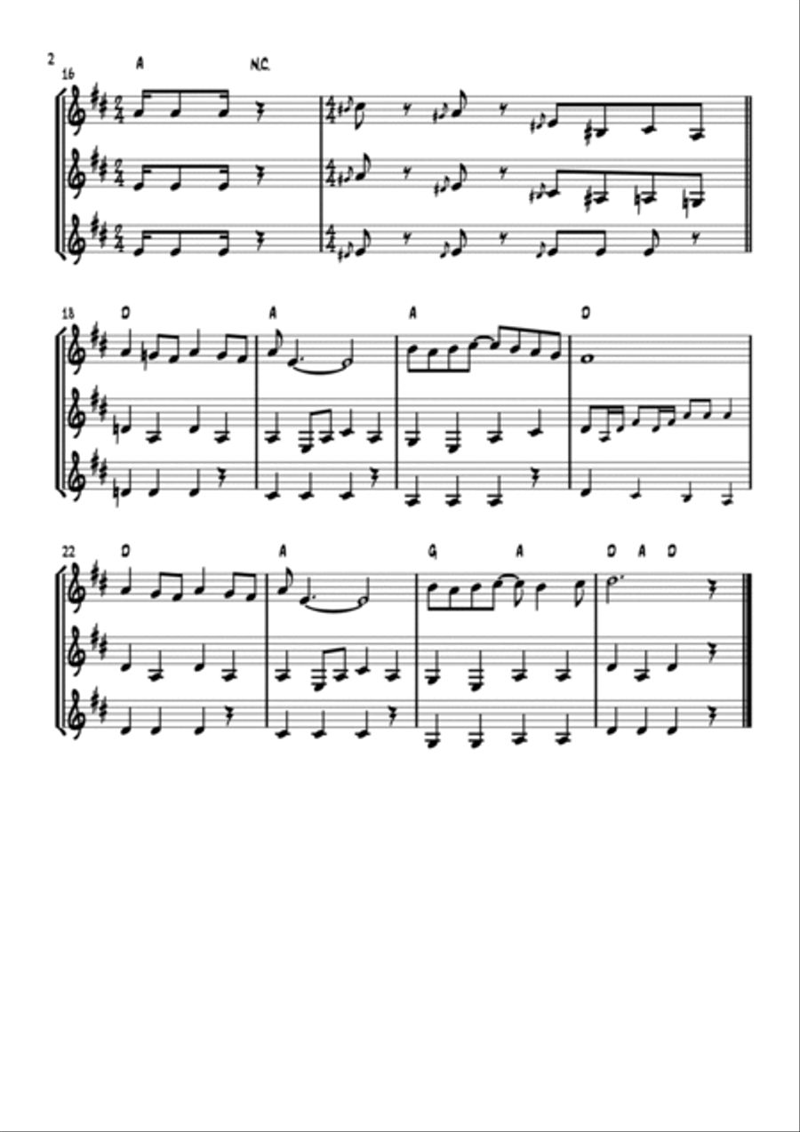Wallace And Gromit Theme Large Ensemble scores gallery preview page 4