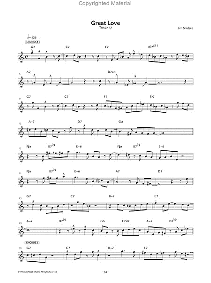 Jazz Conception Alto & Baritone Saxophone Baritone Saxophone scores gallery preview page 15