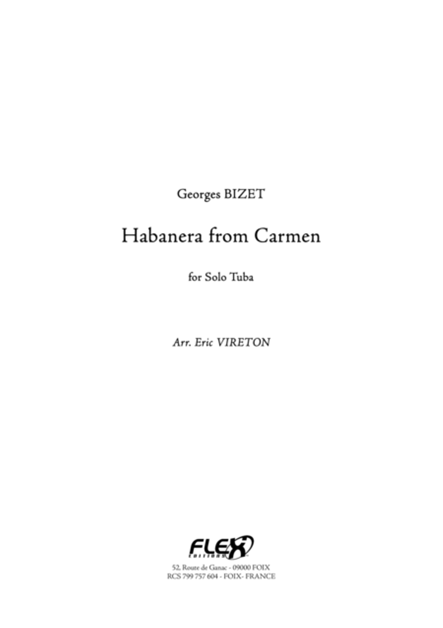 Habanera from Carmen Tuba scores gallery preview page 1