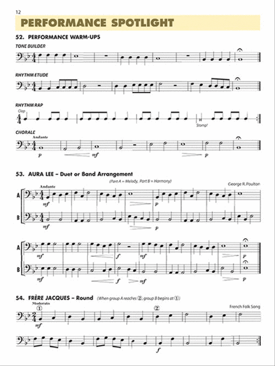 Essential Elements for Band – Trombone Book 1 with EEi image number null