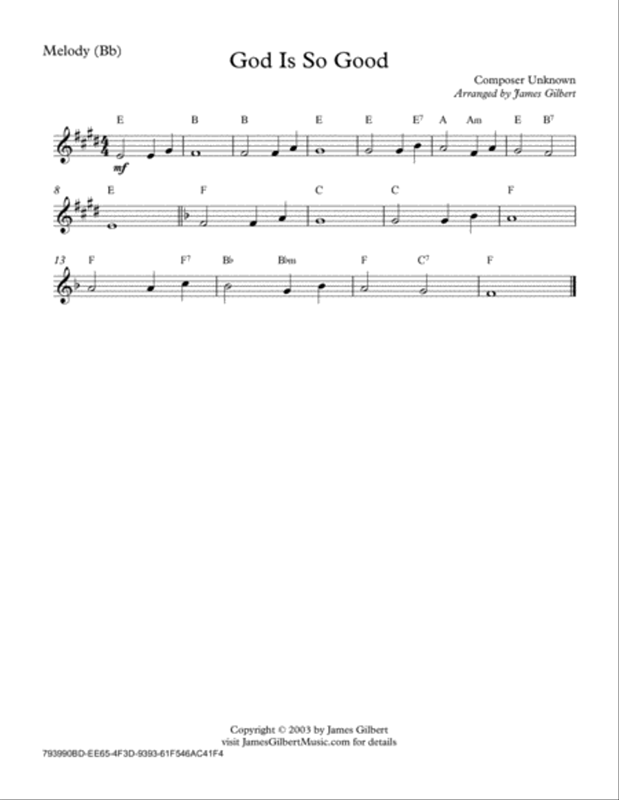 God Is So Good God Is So Good Praise scores gallery preview page 6