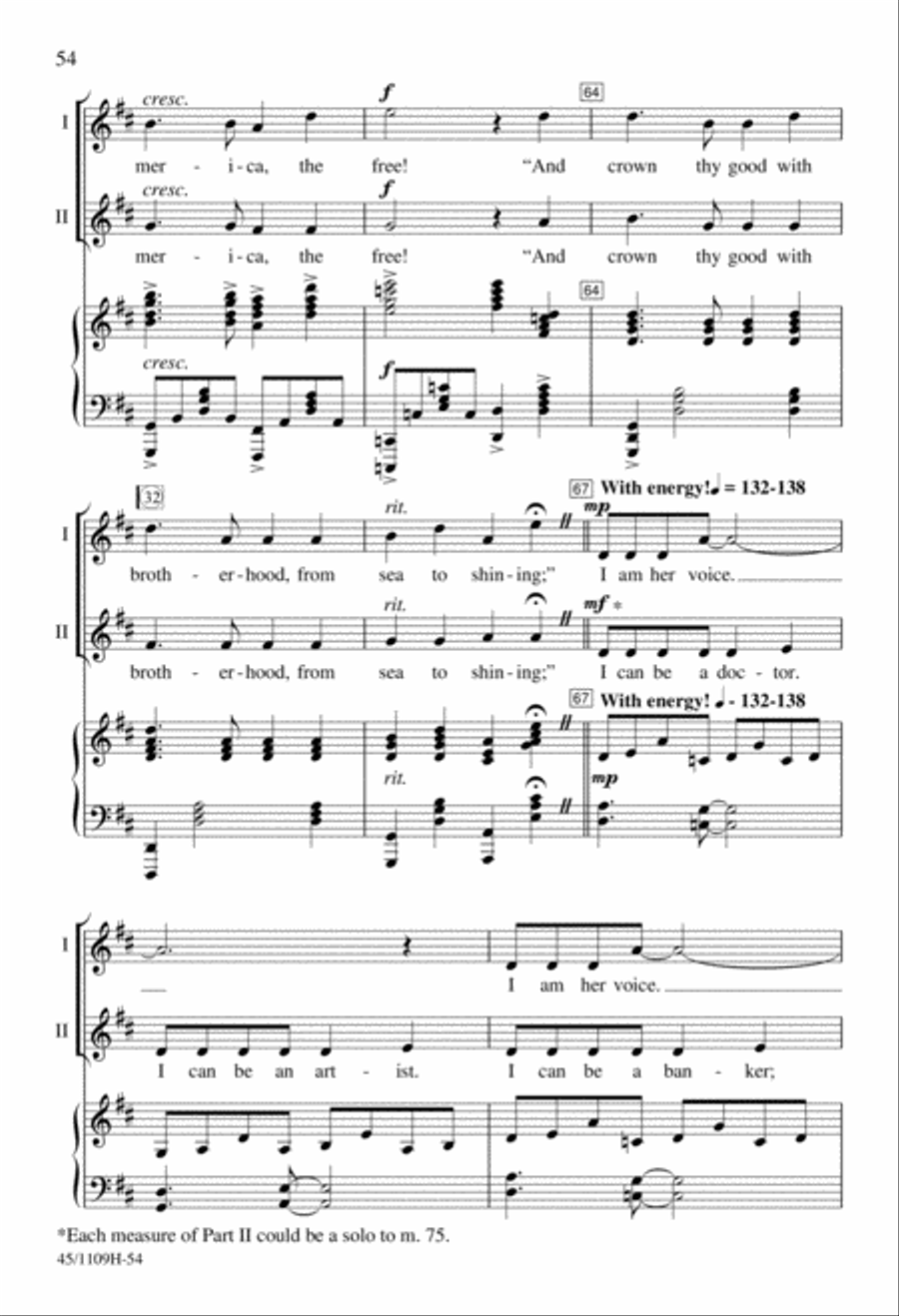 In Concert! for 2-part Choirs 2-Part scores gallery preview page 55