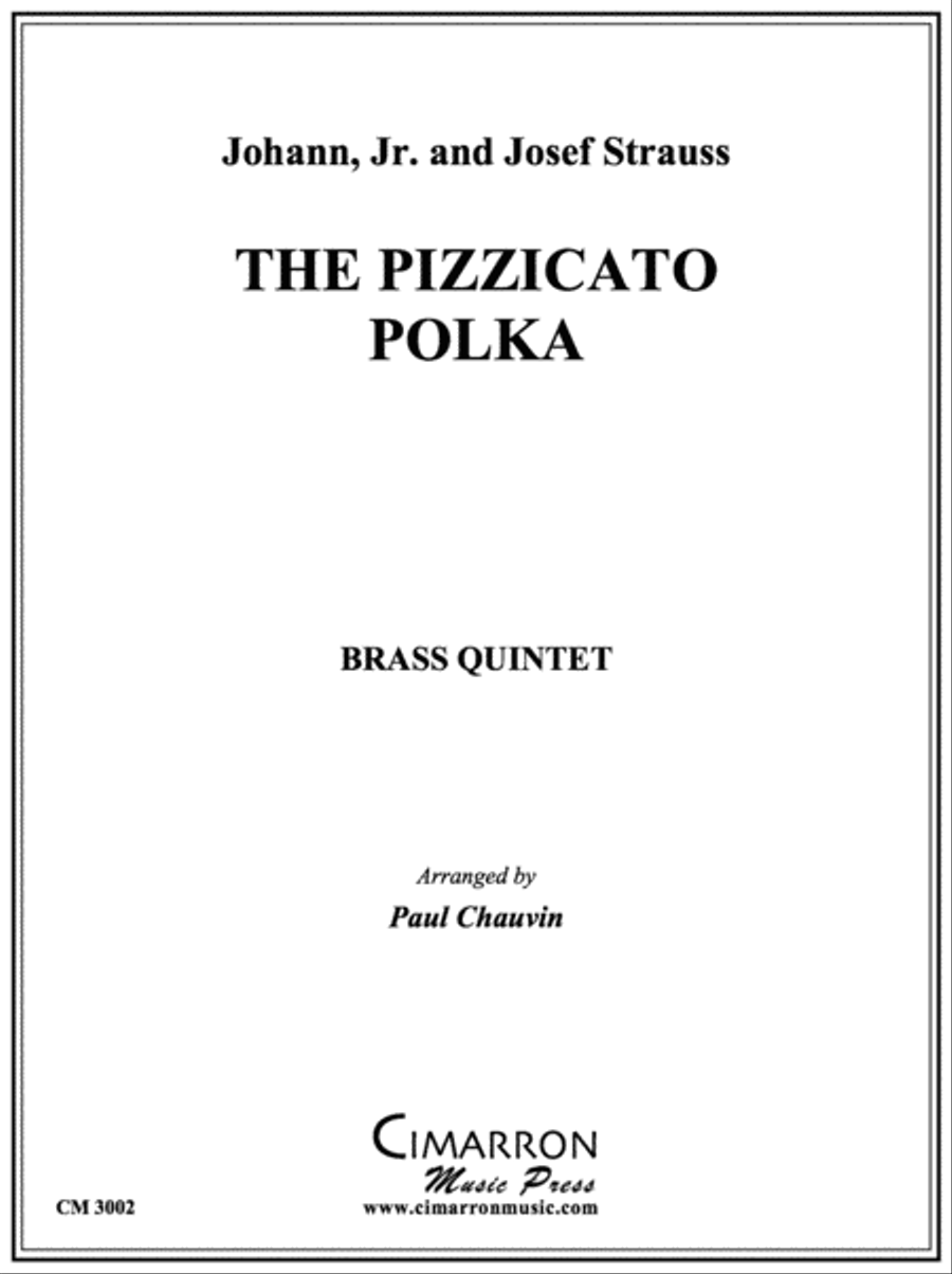 The Pizzicato Polka Brass Quintet scores gallery preview page 1