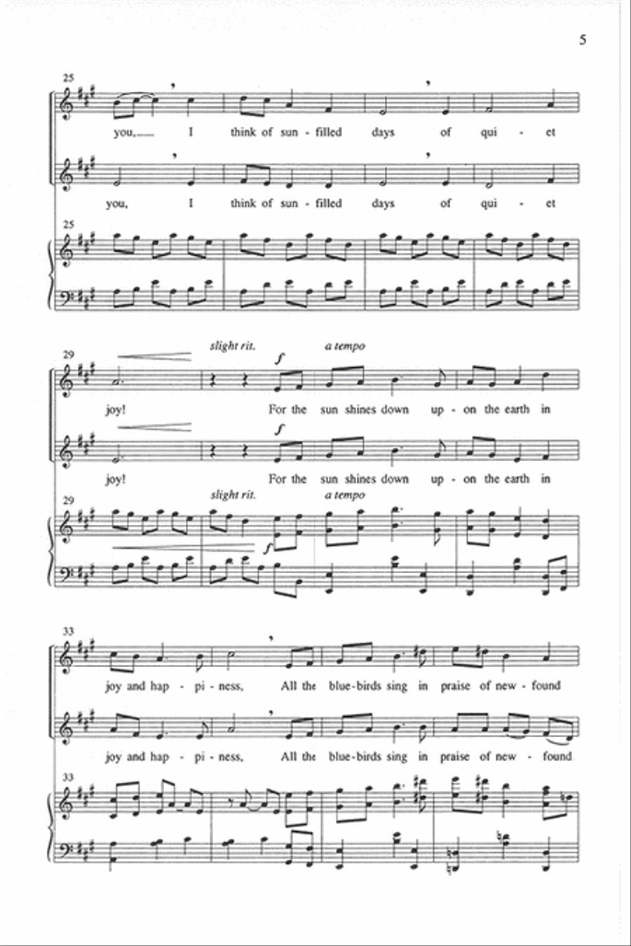 Days of Quiet Joy SA scores gallery preview page 4