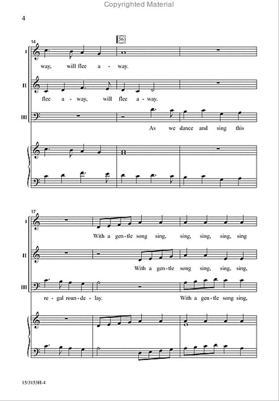 Sing Gladly Sing Gladly 3-Part scores gallery preview page 4
