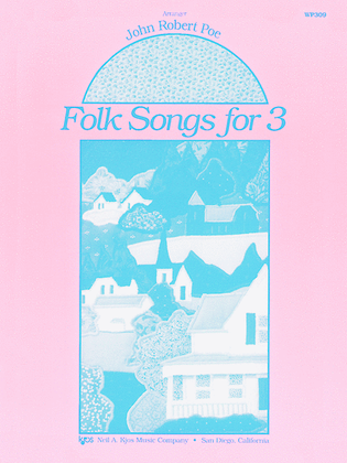 Book cover for Folk Songs For 3