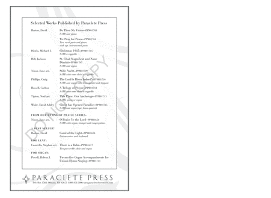 Away in a Manger Choir scores gallery preview page 17