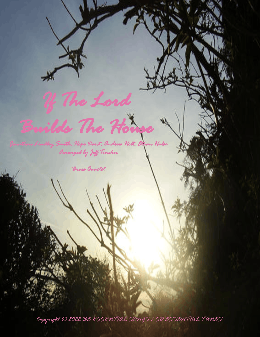 If The Lord Builds The House Brass Quartet scores gallery preview page 1