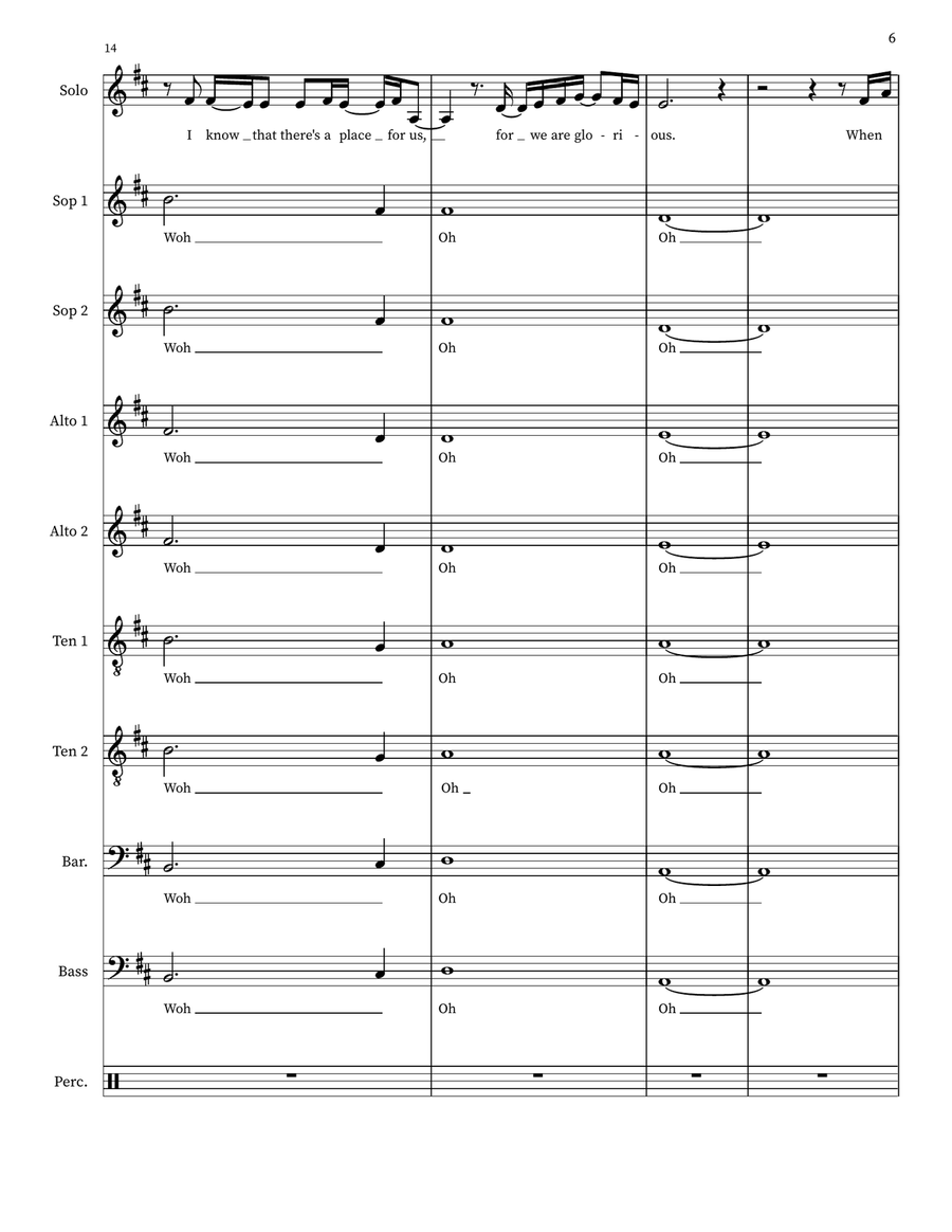 This Is Me Choir scores gallery preview page 6