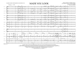 Book cover for Made You Look (arr. Jay Dawson) - Full Score