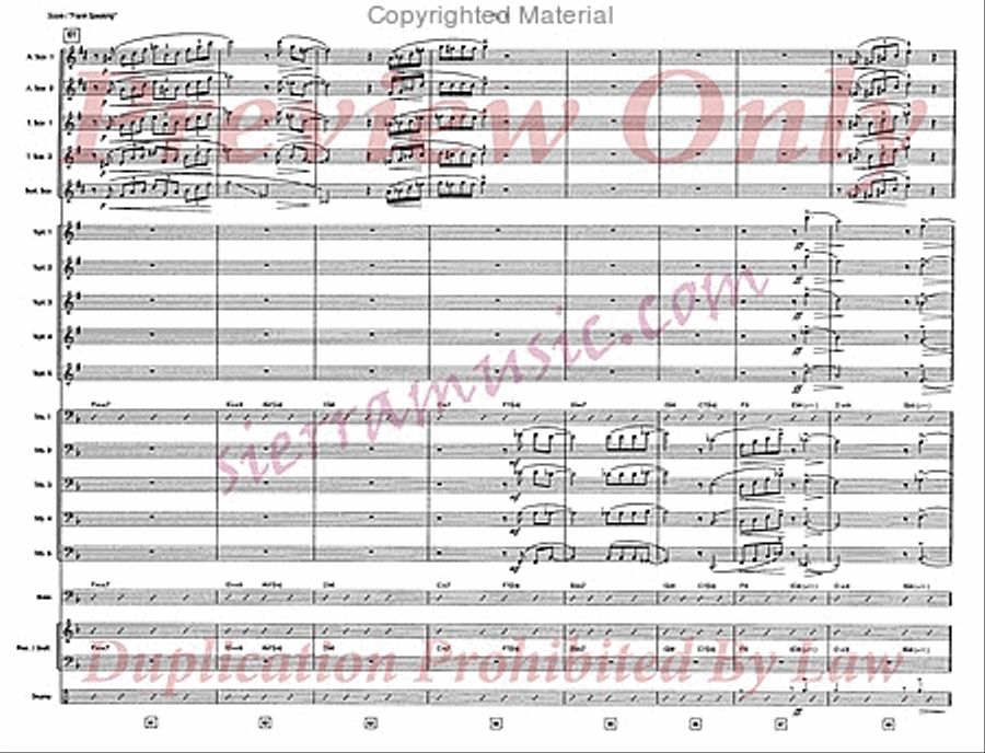 Frank Speaking Frank Speaking Jazz Ensemble scores gallery preview page 10