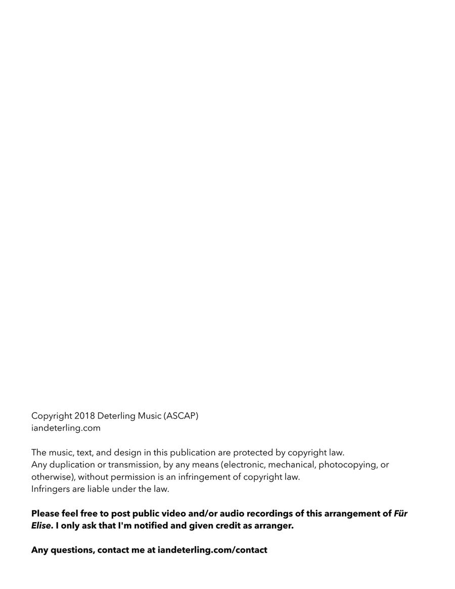 Für Elise (for Clarinet Quartet) Clarinet Quartet scores gallery preview page 3