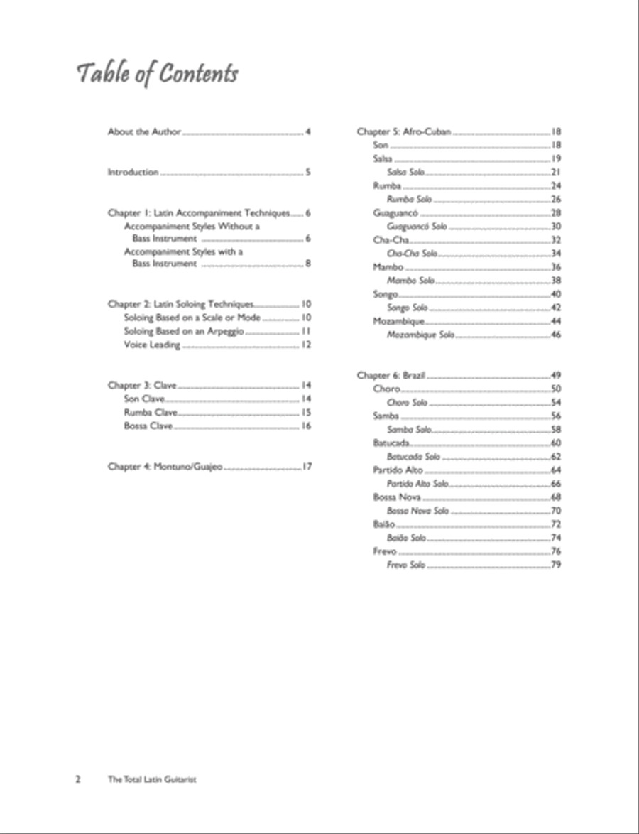 The Total Latin Guitarist Electric Guitar scores gallery preview page 7