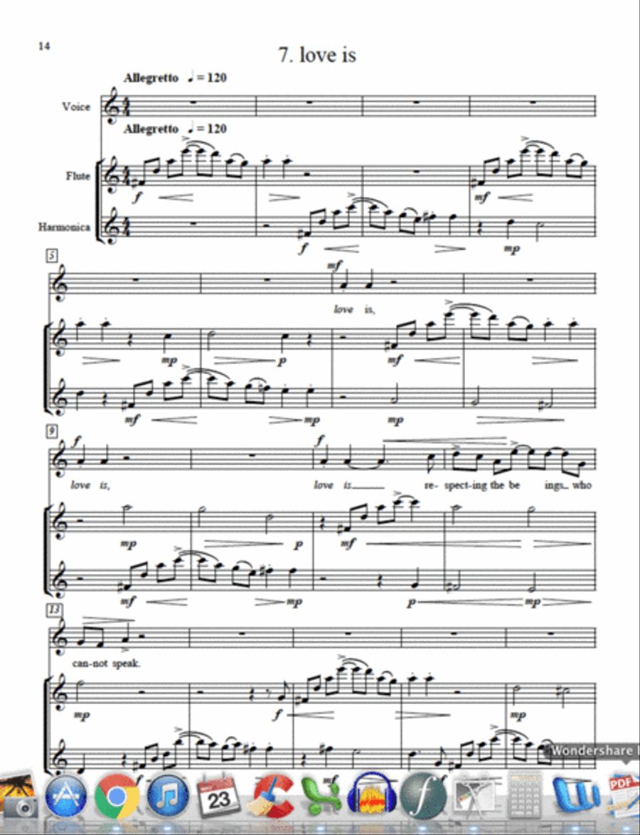 Thoughts from a Cat Thoughts from a Cat Flute scores gallery preview page 8
