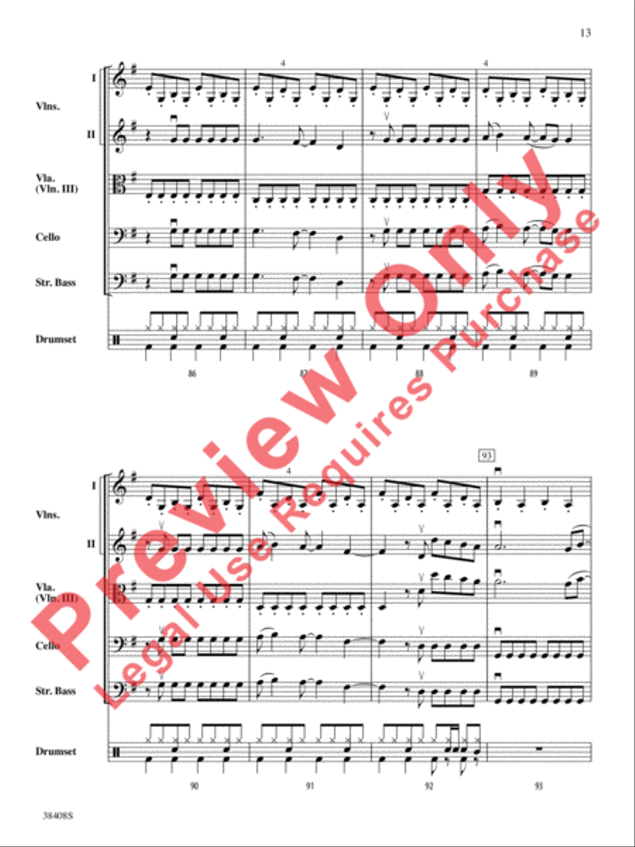 Firework String Orchestra scores gallery preview page 14