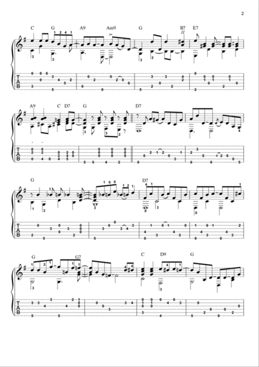 D.w. Washburn Electric Guitar scores gallery preview page 2