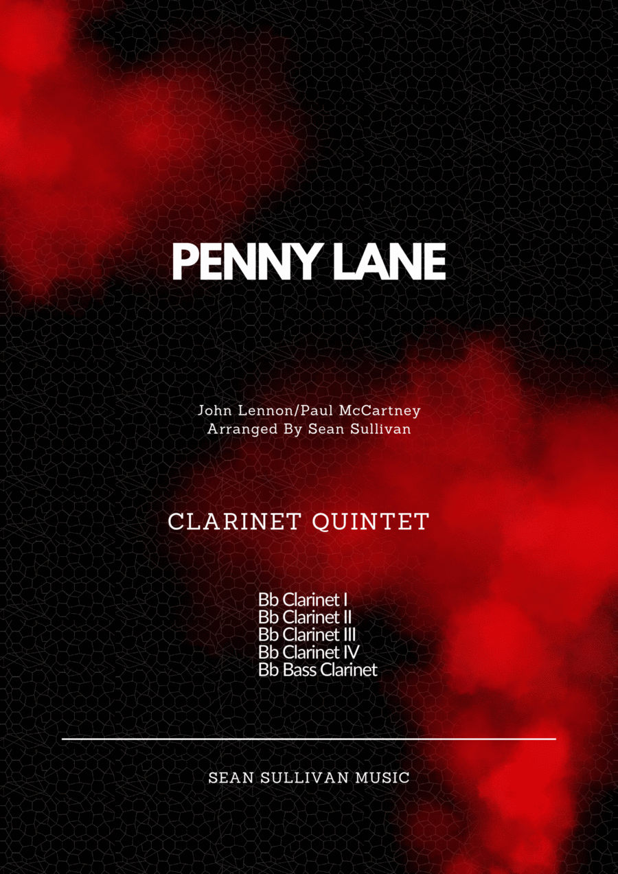 Penny Lane Clarinet Quintet scores gallery preview page 1