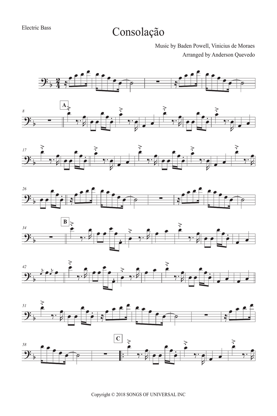 Consolacao Consolacao Classical Guitar scores gallery preview page 1