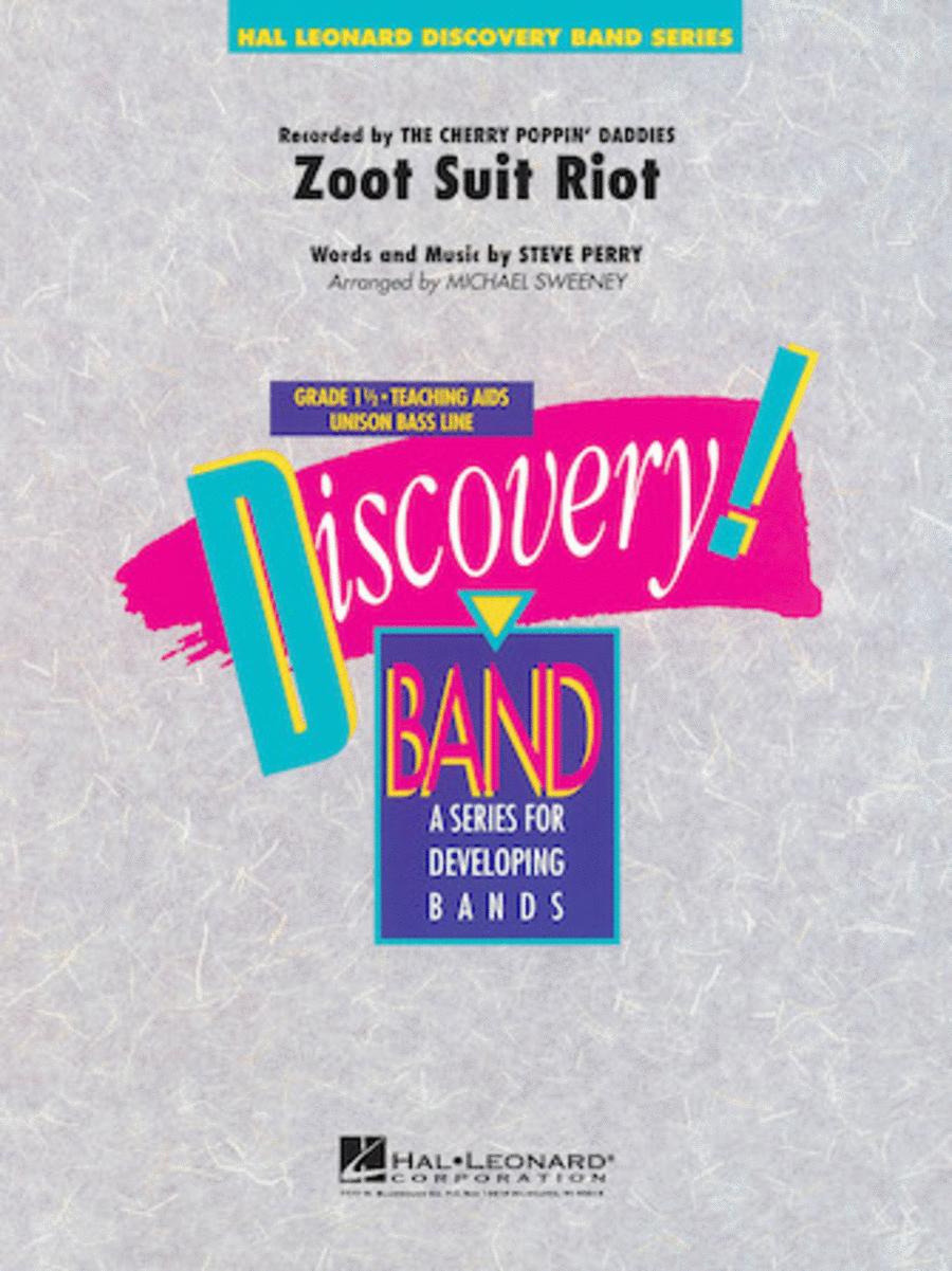 Zoot Suit Riot Zoot Suit Riot Concert Band scores gallery preview page 1