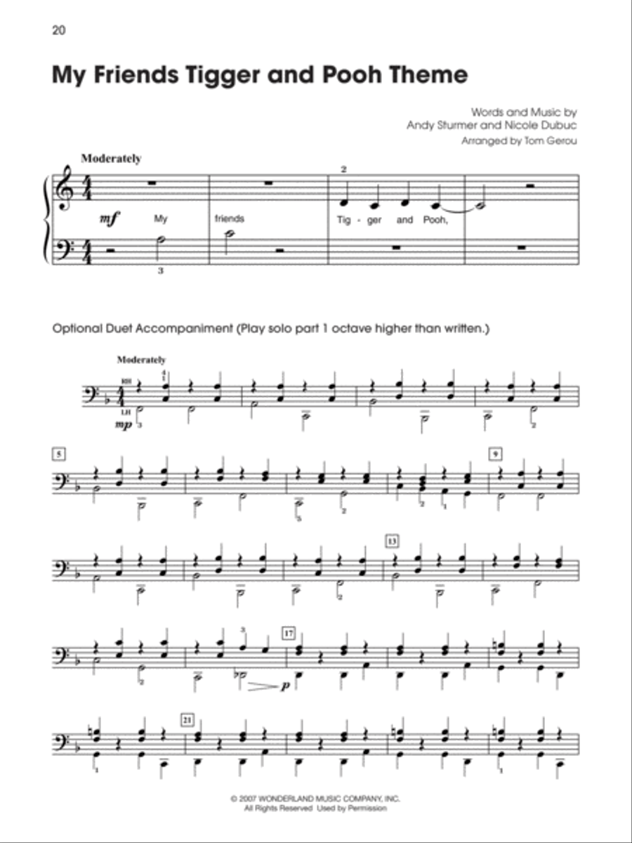5 Finger Cartoon Party 5 Finger Cartoon Party Easy Piano scores gallery preview page 9