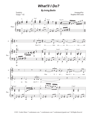 What'll I Do? (2-part choir - (SA)