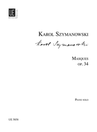 Book cover for Masques, Op. 34