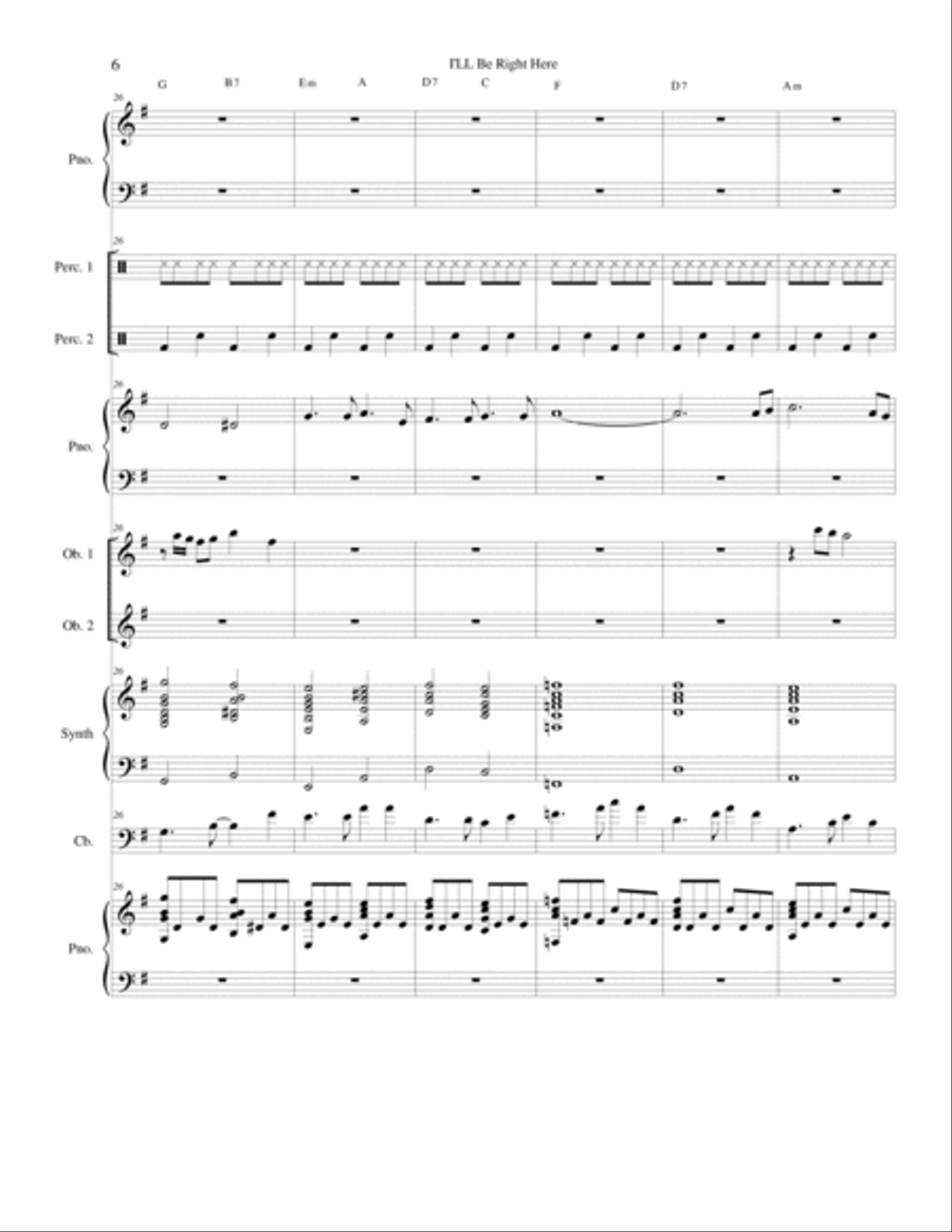 I'll Be Right Here Bassoon scores gallery preview page 6
