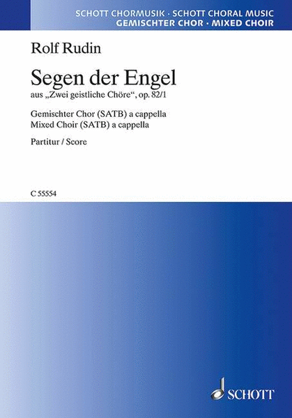 Segen Der Engel Op. 82/1 Satb A Cappella, German