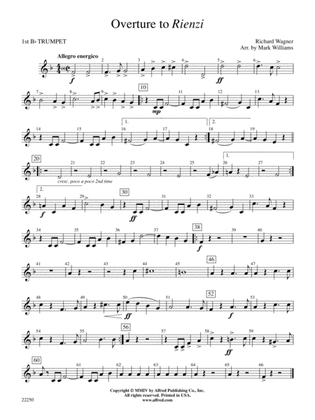 Overture to Rienzi: 1st B-flat Trumpet