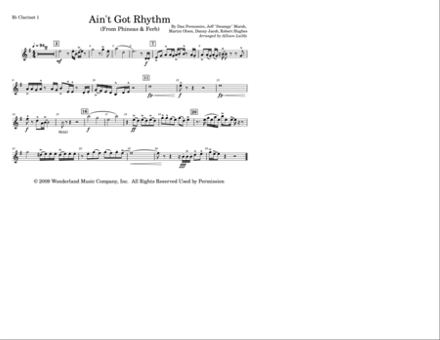 Ain't Got Rhythm Marching Band scores gallery preview page 6