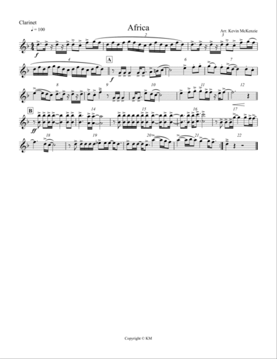 Africa Marching Band scores gallery preview page 4