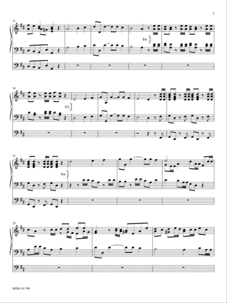 Choral Classics Arranged for Organ Organ Solo scores gallery preview page 5