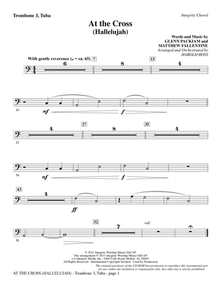 At The Cross (Hallelujah) - Trombone 3/Tuba