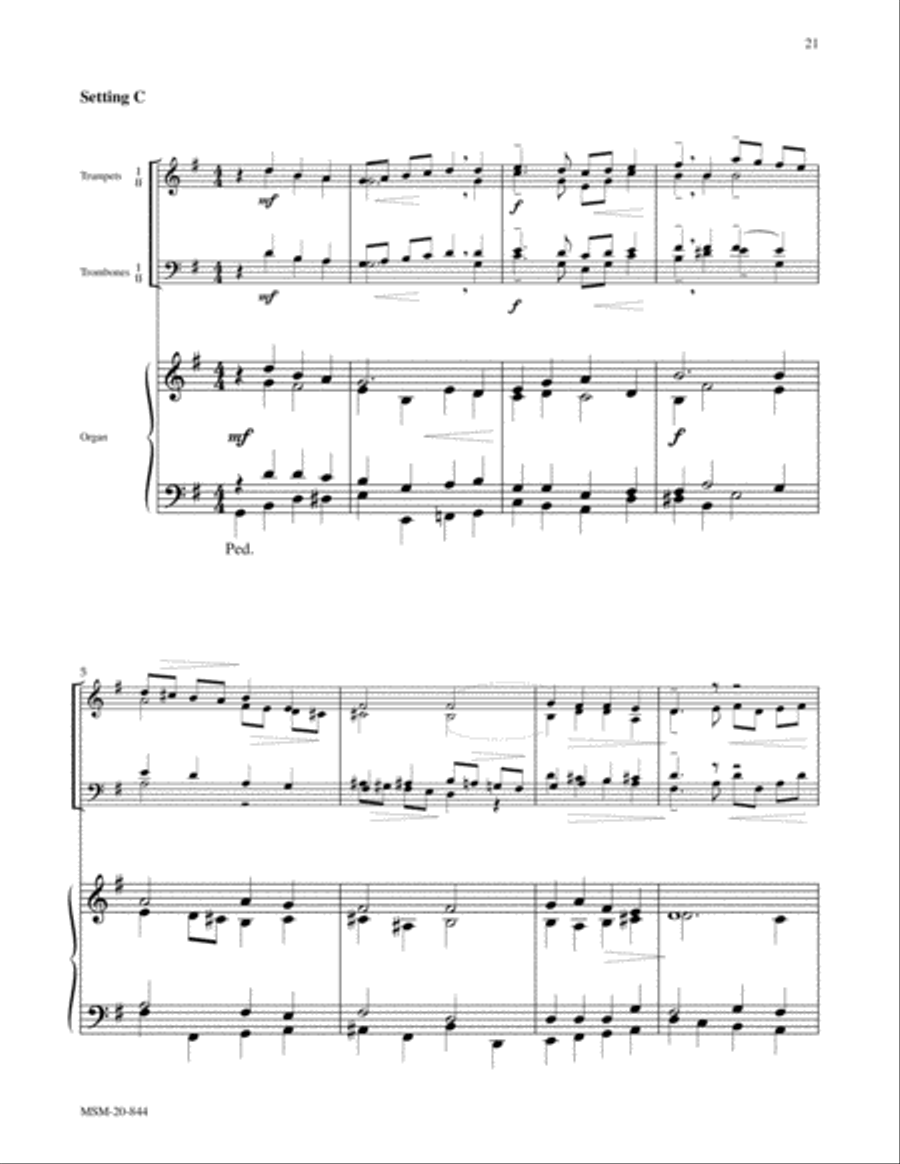 For All the Saints (Sine Nomine) Choir scores gallery preview page 4