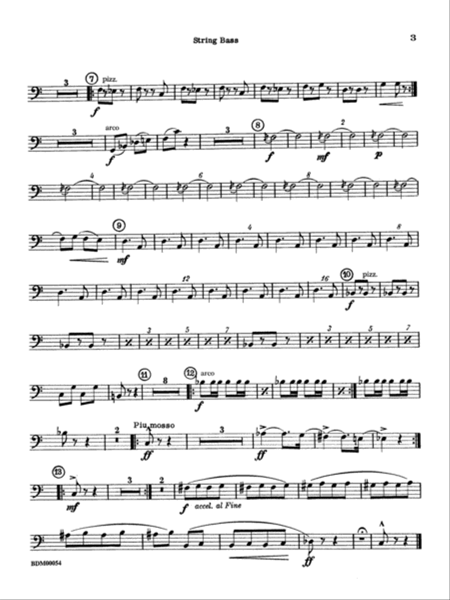 Symphonic Suite: String Bass Concert Band scores gallery preview page 2