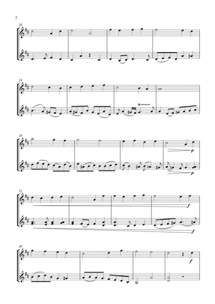 O Come, All Ye Faithful (for violin duet, suitable for grades 1-5) image number null