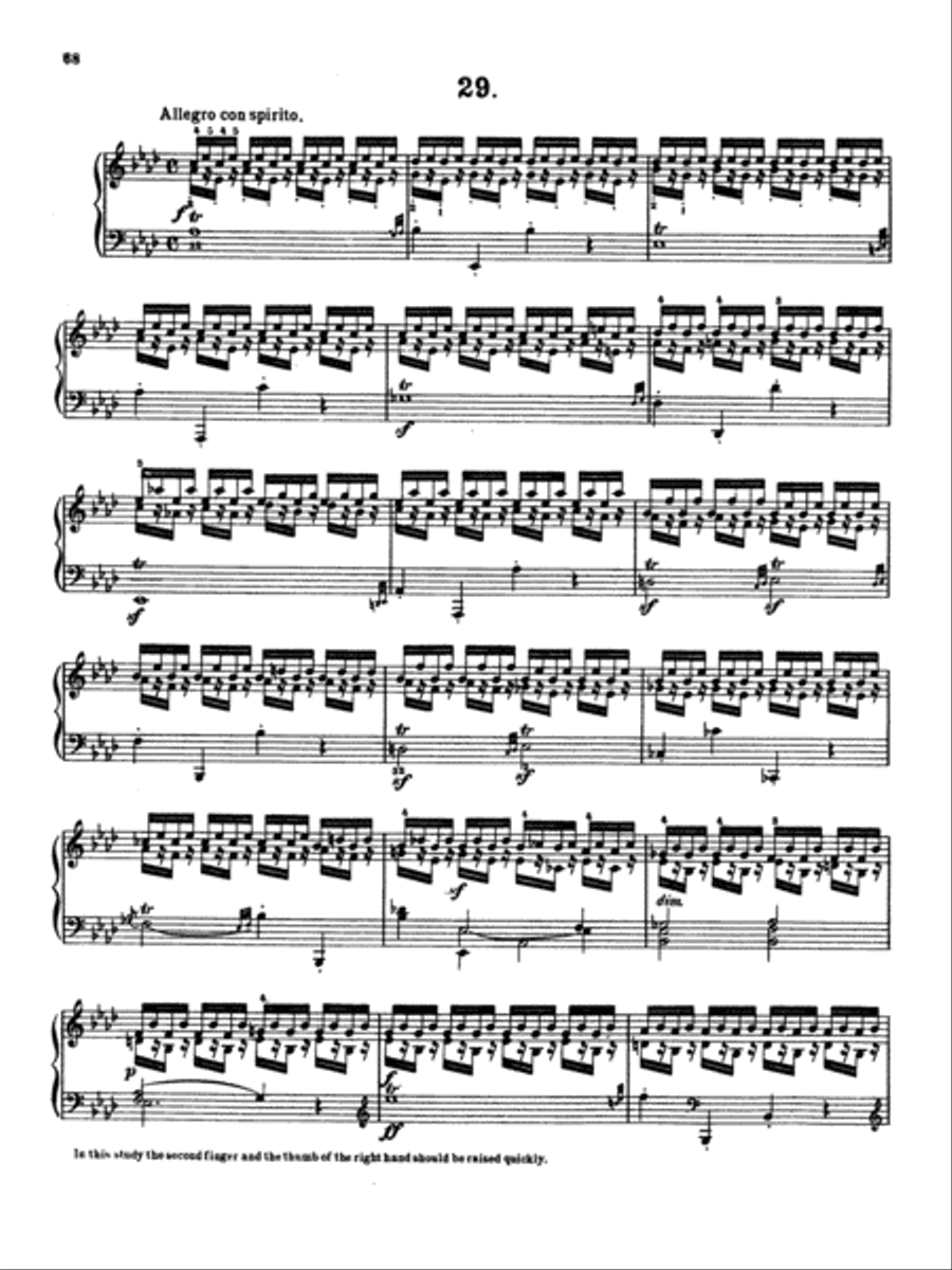 Clementi: Gradus ad Parnassum (Twenty-nine Selected Studies) Piano Method scores gallery preview page 1