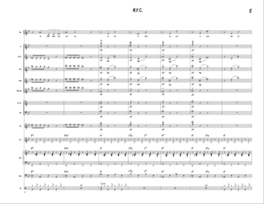 N.y.c. Clarinet scores gallery preview page 5