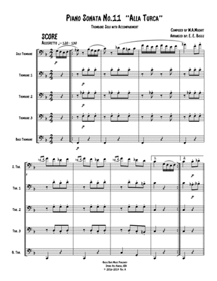 Piano Sonata No.11 "Alla Turca" Turkish March