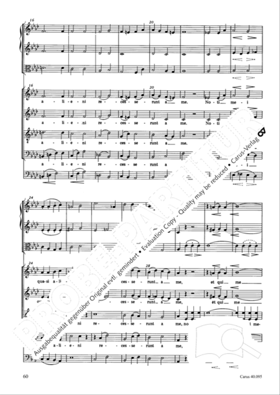 The Seven Words (Die Sieben Worte) 4-Part scores gallery preview page 75