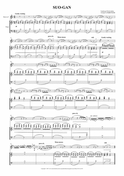 Suo Gan for French Horn & Piano image number null