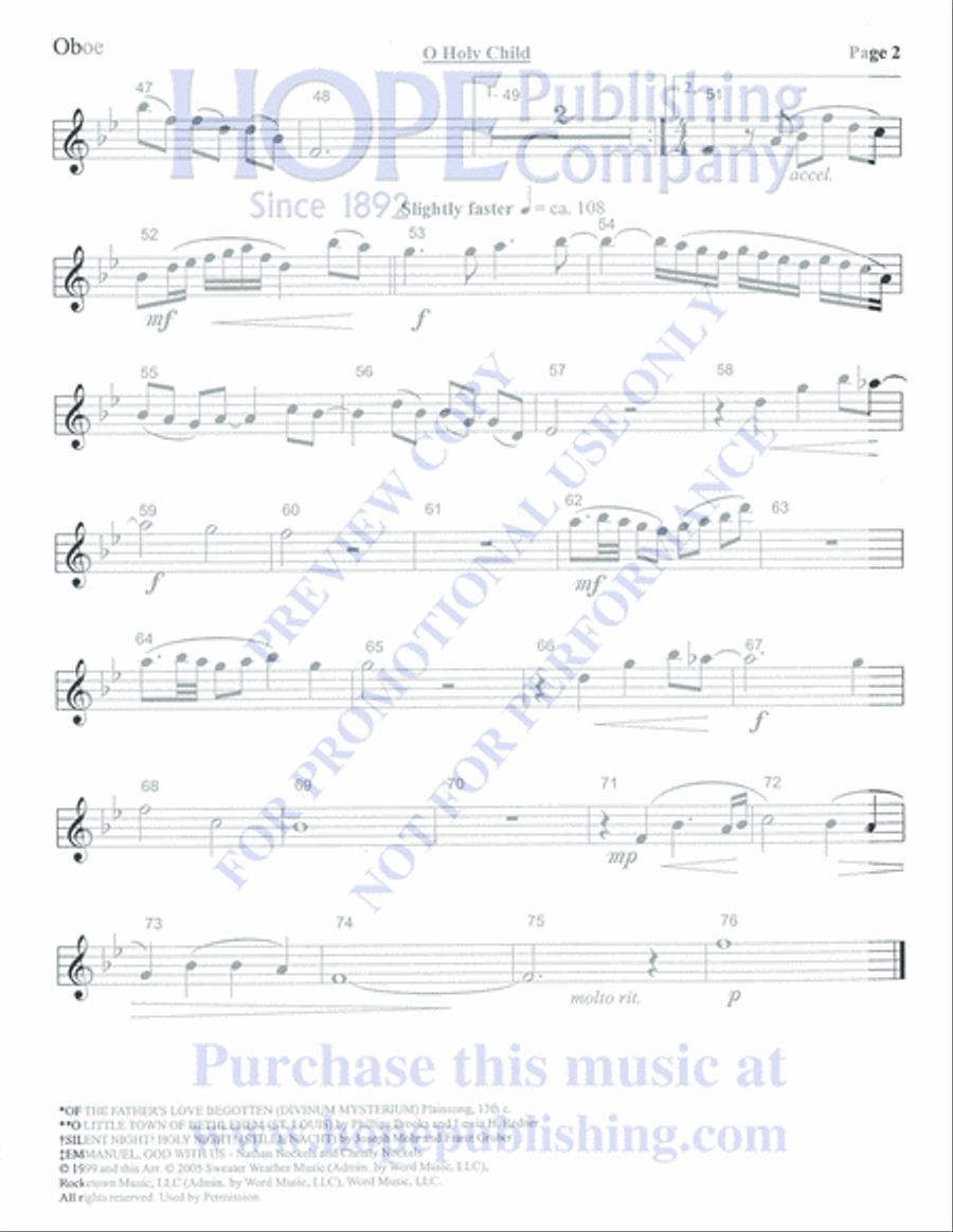 Emmanuel Emmanuel Orchestra scores gallery preview page 186